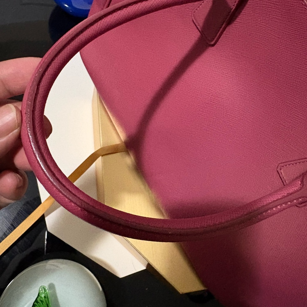 Prada Fuchsia Leather Satchel - Picture 11 of 13